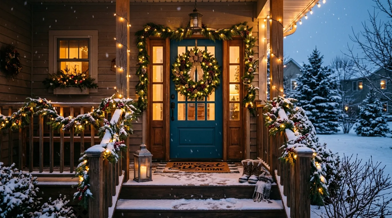 7 Front Porch Christmas Decor Ideas for a Warm Welcome